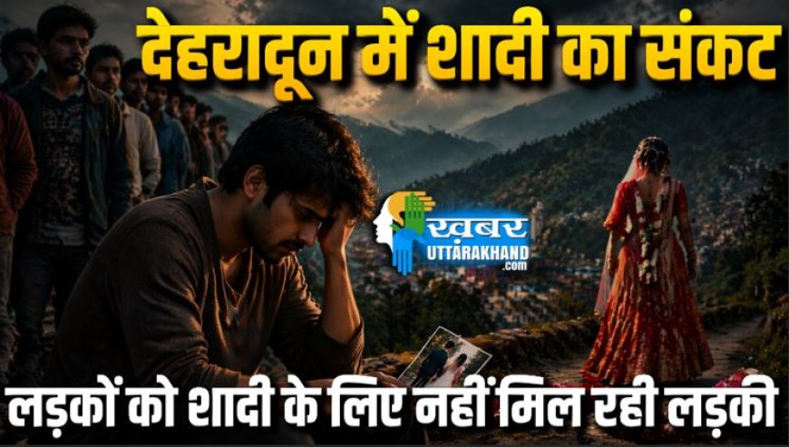 देहरादून में शादी का बढ़ता संकट: युवा लड़कों को नहीं मिल रही लड़कियां, आंकड़े चौंकाने वाले