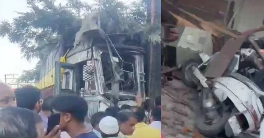 देहरादून सड़क दुर्घटना: बेकाबू ट्रक ने मचाई अफरातफरी, 6 वाहन चपेट में