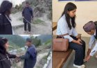 युवा ग्राम प्रधान वीरा रावत को बुजुर्ग से पैर छूकर माफी मांगने के कारण ट्रोलिंग का सामना