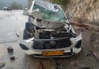 राष्ट्रीय राजमार्ग-07 पर सम्राट होटल के निकट पत्थर गिरने से वाहन दुर्घटनाग्रस्त, त्वरित चिकित्सा सहायता से घायलों को मिली राहत
