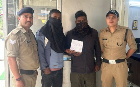 रुद्रप्रयाग पुलिस ने पकड़े दो शातिर चोर, राजस्थान में मचाया था आतंक