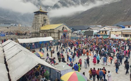 श्री केदारनाथ धाम यात्रा 2026: श्रद्धालुओं की अद्भुत भीड़ ने किया धाम का मंत्रमुग्ध कर देने वाला दौरा