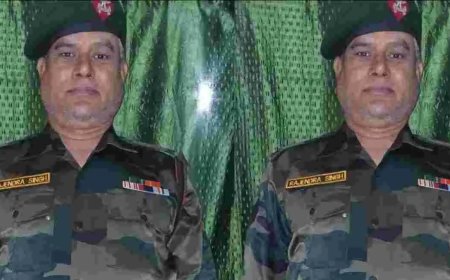 उत्त्तराखंड समाचार: अल्मोड़ा के वीर सपूत सूबेदार राजेंद्र पैनवाल का ड्यूटी में आकस्मिक निधन