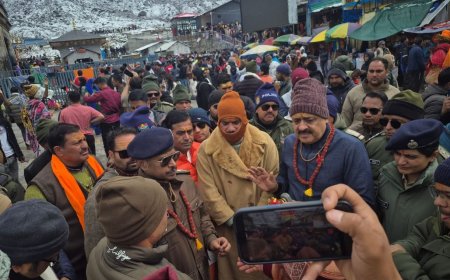 केदारनाथ धाम यात्रा व्यवस्थाओं की जानच के लिए पहुंचे गढ़वाल आयुक्त और IG