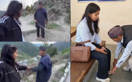 युवा ग्राम प्रधान वीरा रावत को बुजुर्ग से पैर छूकर माफी मांगने के कारण ट्रोलिंग का सामना