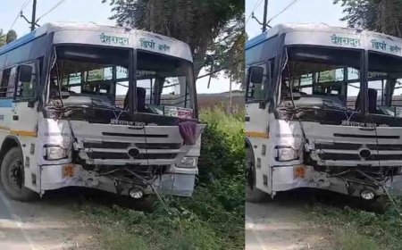 उत्तराखंड: देहरादून से हल्द्वानी जा रही रोडवेज बस हुई दुर्घटनाग्रस्त, 13 यात्री घायल