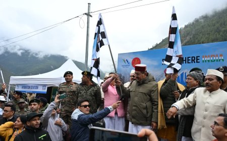 चमोली में भव्य Niti Extreme Ultra Run का आगाज, मंत्री भरत सिंह चौधरी ने दिखाई हरी झंडी