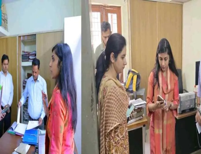 पौड़ी DM स्वाति भदौरिया ने घर पर मिले जेई को किया सस्पेंड - कई अधिकारियों पर नकेल