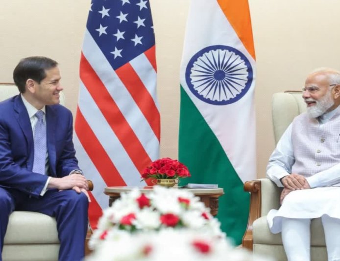 मार्को रुबियो का पीएम मोदी से मिलन: व्यापार और सुरक्षा मुद्दों पर महत्वपूर्ण चर्चा
