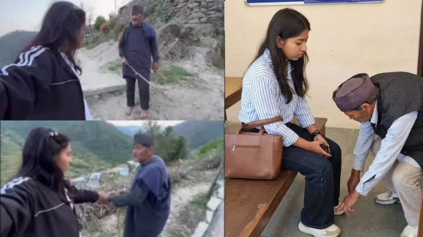 युवा ग्राम प्रधान वीरा रावत को बुजुर्ग से पैर छूकर माफी मांगने के कारण ट्रोलिंग का सामना
