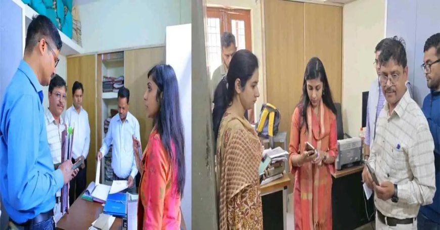 पौड़ी DM स्वाति भदौरिया ने घर पर मिले जेई को किया सस्पेंड - कई अधिकारियों पर नकेल