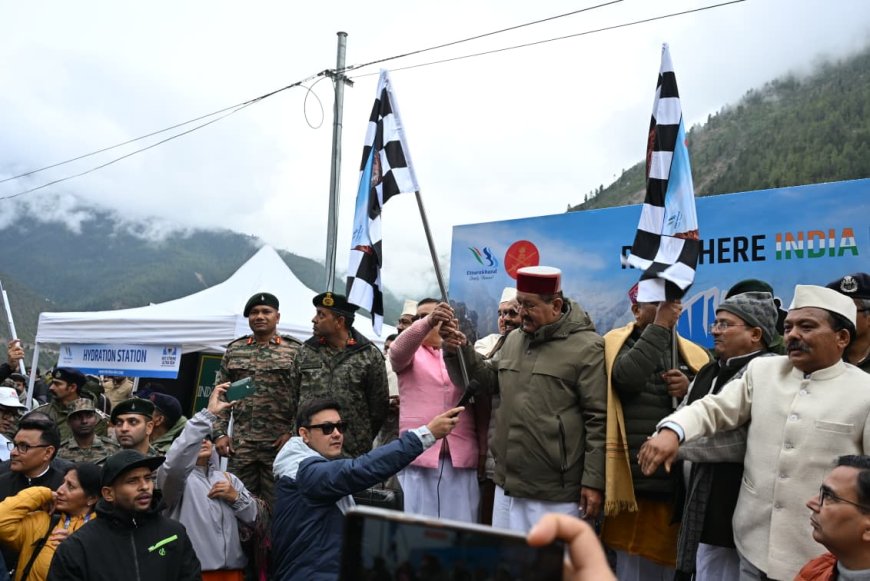चमोली में भव्य Niti Extreme Ultra Run का आगाज, मंत्री भरत सिंह चौधरी ने दिखाई हरी झंडी