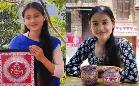 अल्मोड़ा की लक्ष्मी परिहार: ऐपण कला से बिखेर रही हैं उत्तराखंड की संस्कृति का जादू, देश-विदेश में प्रसिद्ध
