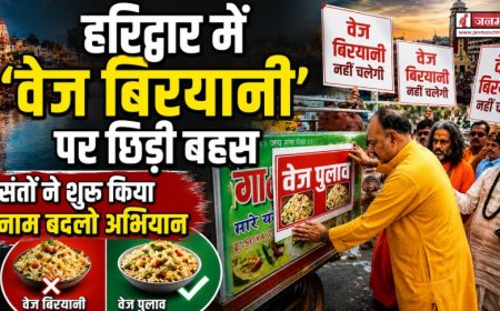 हरिद्वार में ‘वेज बिरयानी’ का नाम बदलने की बहस: संतों का अनोखा अभियानों का आगाज़, मुस्लिम संगठनों का भी समर्थन