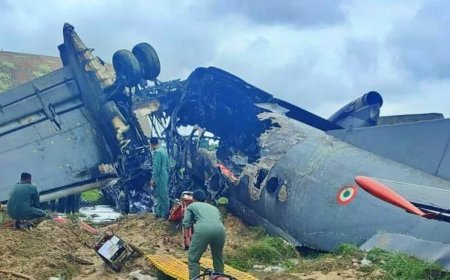 IAF विमान दुर्घटना: असम के जोरहाट एयरबेस पर वायु सेना का बड़ा हादसा
