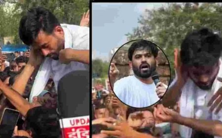 जयपुर में CJP संस्थापक अभिजीत दीपके को थप्पड़, प्रदर्शन में पैदा हुआ हंगामा