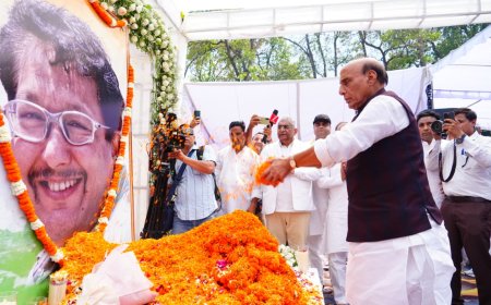 राजनाथ सिंह और सीएम धामी ने स्व. जसपाल राणा को दी श्रद्धांजलि, त्रयोदशी संस्कार में शामिल हुए