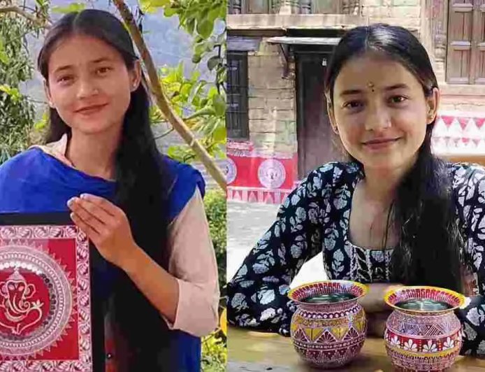 अल्मोड़ा की लक्ष्मी परिहार: ऐपण कला से बिखेर रही हैं उत्तराखंड की संस्कृति का जादू, देश-विदेश में प्रसिद्ध