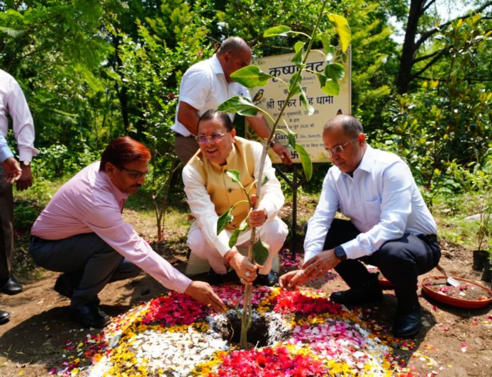 मुख्यमंत्री आवास में 3-बी गार्डन का आगाज, प्रदूषण से लड़ने की दिशा में एक कदम