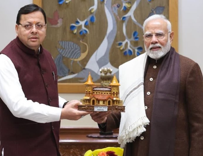 प्रधानमंत्री मोदी के 12 वर्ष: मुख्यमंत्री पुष्कर धामी ने सफलता पर भेजी बधाई के पत्र