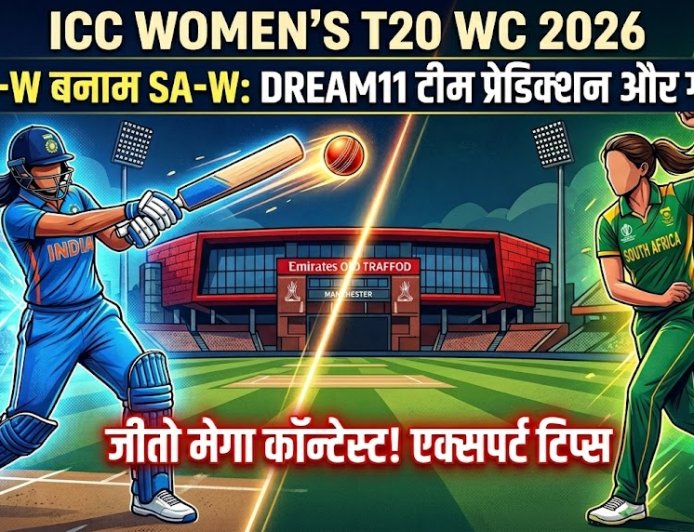 महिला टी20 विश्व कप 2026: आज भारत बनाम दक्षिण अफ्रीका की जंग, जानें बेहतरीन फैंटेसी टीम