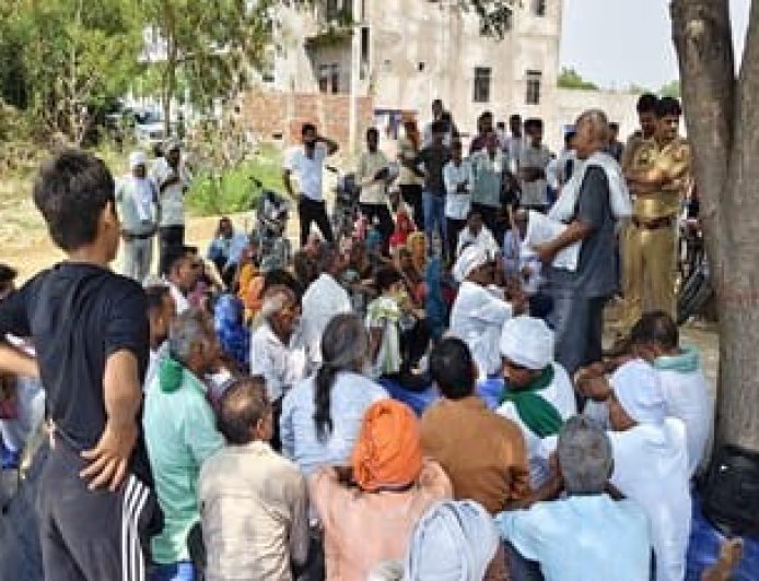 आगरा में ग्रेटर आगरा टाउनशिप परियोजना का काम पुनः प्रारंभ, किसानों का संघर्ष जारी