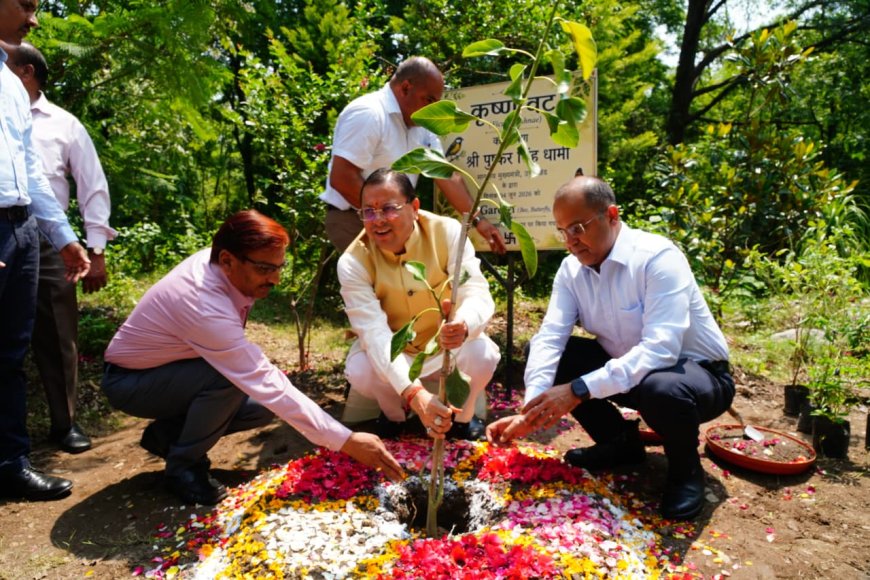 मुख्यमंत्री आवास में 3-बी गार्डन का आगाज, प्रदूषण से लड़ने की दिशा में एक कदम
