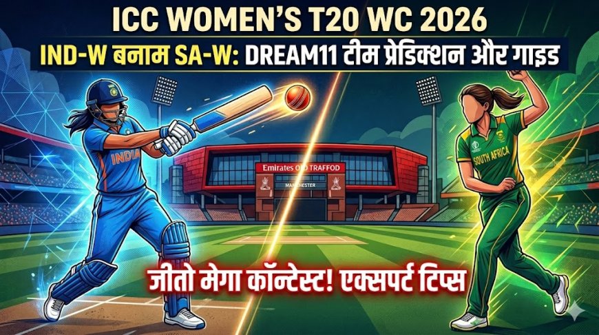 महिला टी20 विश्व कप 2026: आज भारत बनाम दक्षिण अफ्रीका की जंग, जानें बेहतरीन फैंटेसी टीम