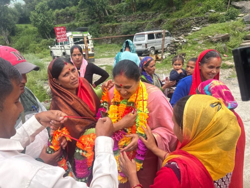 तुंगनाथ घाटी में नवनिर्मित बेली ब्रिज का विधायक आशा नौटियाल ने किया शुभारंभ