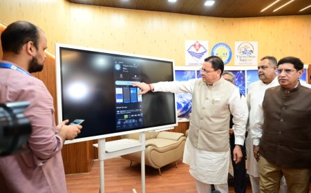 मुख्यमंत्री धामी ने देहरादून विज्ञान सिटी के निर्माण कार्यों का किया निरीक्षण