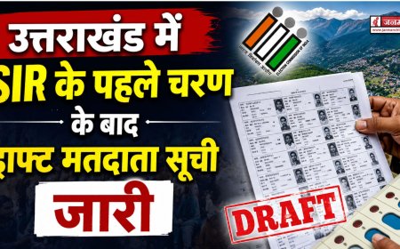 उत्तराखंड में ड्राफ्ट मतदाता सूची जारी, 19 लाख मतदाताओं को नोटिस भेजे जाएंगे - SIR के पहले चरण का समापन
