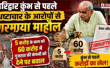 हरिद्वार कुंभ में भ्रष्टाचार की गूंज, भाजपा नेता ने उठाए गंभीर सवाल