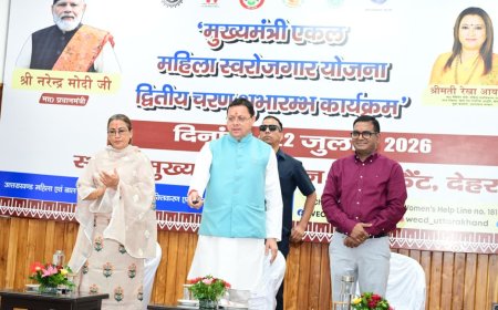 महिला सशक्तिकरण योजना: मुख्यमंत्री ने ‘मुख्यमंत्री एकल महिला स्वरोजगार योजना’ के द्वितीय चरण का शुभारंभ किया