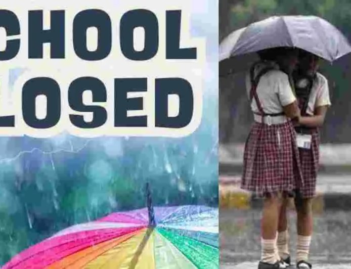 उत्तराखंड के नौ जिलों में भारी बारिश के कारण स्कूल व आंगनबाड़ी केंद्र 9 जुलाई को बंद