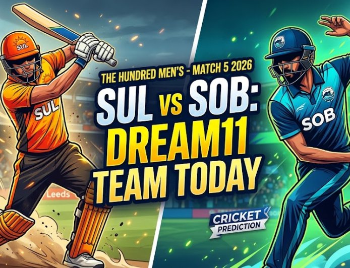 SUL vs SOB Dream11 Team Match 5 2026: Pitch Report और Fantasy Playing XI की पूरी जानकारी