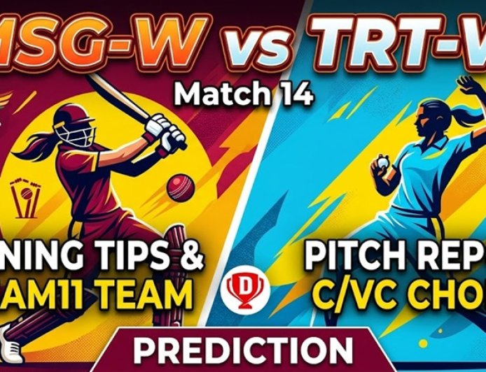 MSG-W vs TRT-W Dream11 टीम मैच 14: पिच रिपोर्ट, प्लेइंग 11, फैंटेसी क्रिकेट सलाह और जीत की भविष्यवाणी