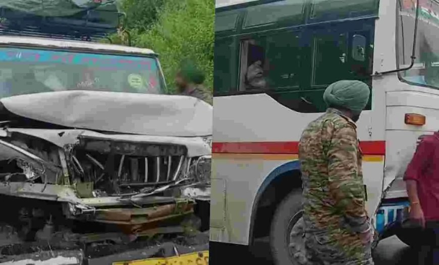 Uttarakhand: कर्णप्रयाग में बद्रीनाथ हाईवे पर बस-टैक्सी की भीषण टक्कर, दो लोग घायल