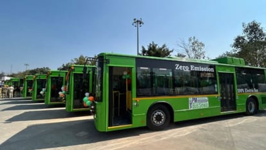 महिलाओं के लिए 56 विशेष ई-बस सेवा की शुरुआत, समावेशी सार्वजनिक परिवहन को मिलेगा नया आयाम