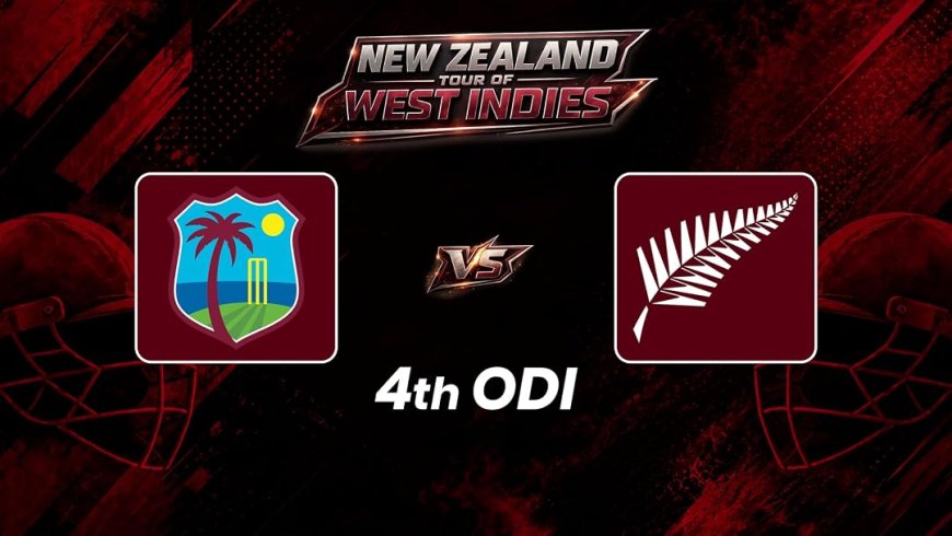 WI vs NZ Dream11 Team 4th ODI 2026: फैंटेसी क्रिकेट प्रेडिक्शन, प्लेइंग XI और पिच रिपोर्ट