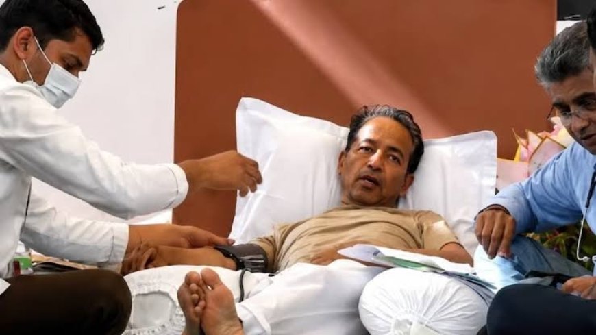 सोनम वांगचुक की भूख हड़ताल: अस्पताल से लिखी चिट्ठी, बोले- मैं बहुत आहत हूं