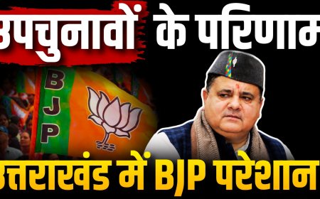 उपचुनाव नतीजों ने बढ़ाई उत्तराखंड BJP की चिंता, चुनावी माहौल पर गहरा प्रभाव