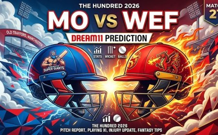 MO vs WEF Dream11 Prediction Match 21: पिच रिपोर्ट, प्लेइंग 11, फैंटेसी क्रिकेट टिप्स और टीम