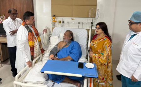 मिथुन चक्रवर्ती स्वास्थ्य: अस्पताल में भर्ती, हुई सर्जरी, मुख्यमंत्री शुभेंदु अधिकारी का हालचाल