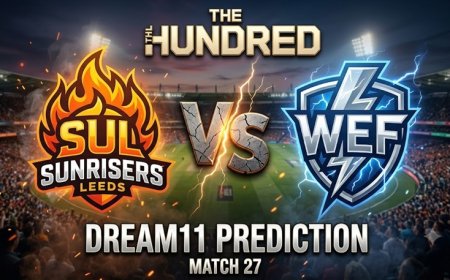 SUL vs WEF Dream11 Prediction Match 27: Pitch Report, Playing XI & Fantasy Tips