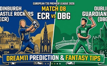 ECR vs DNG Dream11 Prediction Match 8: Playing XI, Pitch Report, Top Picks & Fantasy Tips