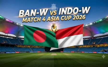 BAN-W vs INDO-W My11 Prediction Match 4 Asia Cup 26: Pitch Report, Best Dream Team & Playing 11