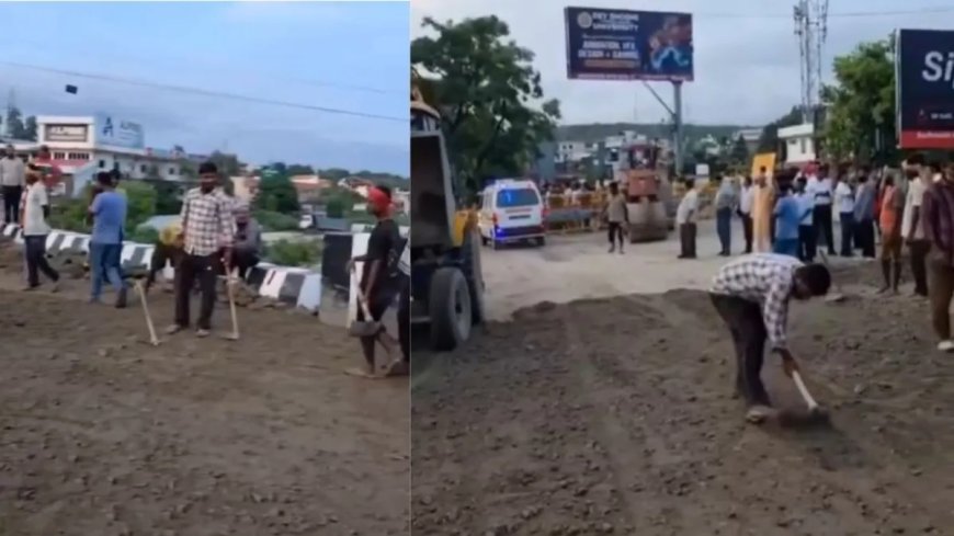 नंदा चौकी पुल की एप्रोच रोड मामले में पीडब्लूडी का कड़ा एक्शन, भाजपा नेता के पति की कंपनी पर लगाया बैन