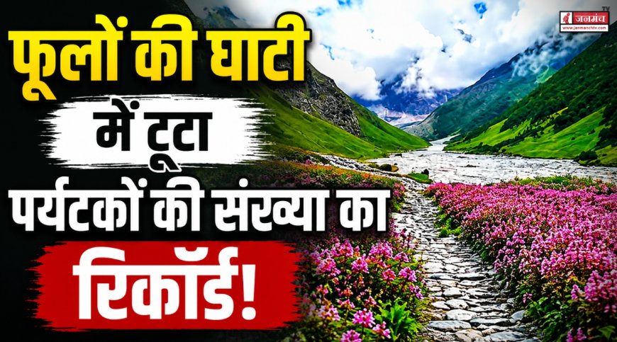 उत्तराखंड की फूलों की घाटी में पर्यटकों की संख्या ने तोड़ा रिकॉर्ड, 22,745 सैलानी पहुंचे