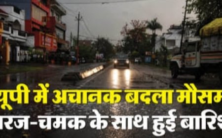 लखनऊ बारिश से बेहाल, सड़कों पर कमर तक पानी