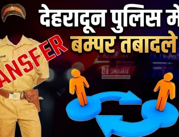 देहरादून पुलिस में बड़ा उलटफेर, 53 इंस्पेक्टर-दरोगा बदले, देखें पूरी लिस्ट